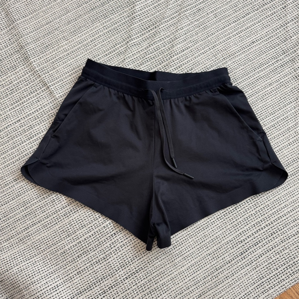 Uniqlo Black Athletic Shorts Lightweight Performance